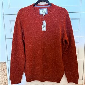 J. S. A. Bank brown sweater with elbow patches Size M #knitwear #winterwear
